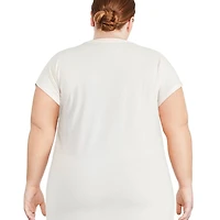 Chemise de nuit avec encolure en V George Plus pour femmes Tailles 1X–4 X