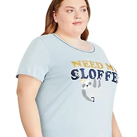 George Plus Women's Rolled Sleeve Nightshirt