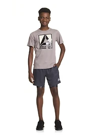 Short 2 en 1 Reebok Perfect Form pour garçon avec compression