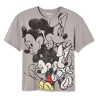 Disney Women's Mickey and Minnie Mouse Tee, Sizes XS-XXL