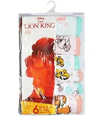 Lion King girl's 6 pack underwear