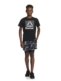 Reebok Boys Perfect Form 2-in-1 Shorts with Compression