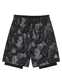 Reebok Boys Perfect Form 2-in-1 Shorts with Compression