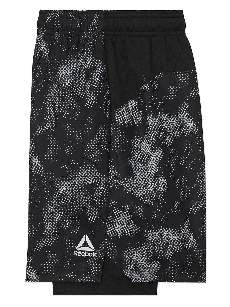 Reebok Boys Perfect Form 2-in-1 Shorts with Compression