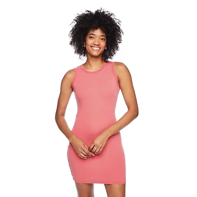 No Boundaries Women's Rib Tank Dress