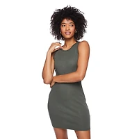 No Boundaries Women's Rib Tank Dress