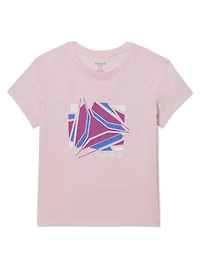 T-shirt graphique à manches courtes Reebok Fragments pour fille