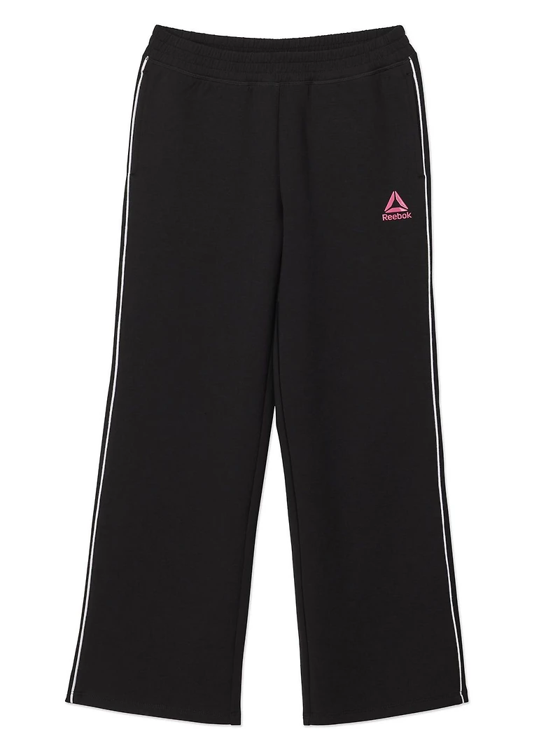 Pantalon large Reebok Starter pour fille avec passepoil et poches