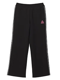 Pantalon large Reebok Starter pour fille avec passepoil et poches