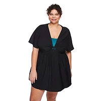 George Women's Plus Kaftan Dress Cover-Up