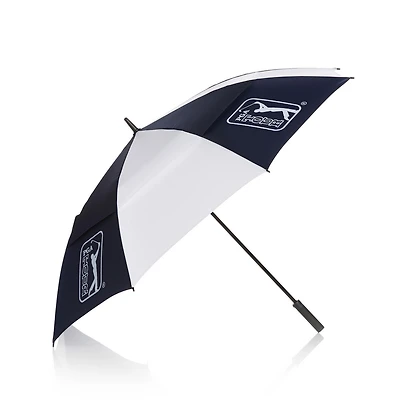Parapluie à double auvent PGA TOUR Course Essentials de 68 pouces avec fermeture à bouton facile à ouvrir Parapluie PGA TOUR Course Essentials