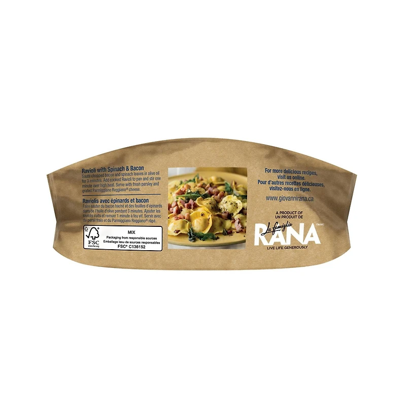 Bœuf braisé ravioli Rana