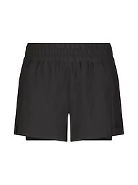 Short de compression haute performance 2 en 1 « Reflex » pour femme de Reebok Tailles XS-2XL