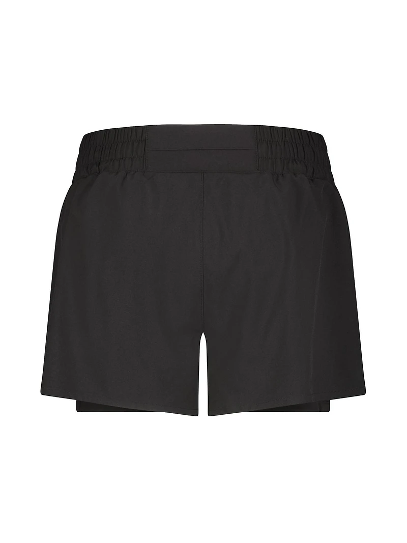 Short de compression haute performance 2 en 1 « Reflex » pour femme de Reebok Tailles XS-2XL