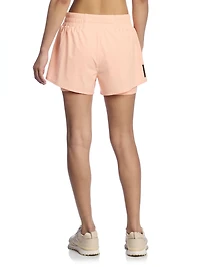 Short de compression haute performance 2 en 1 « Reflex » pour femme de Reebok Tailles XS-2XL