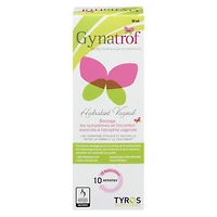 Gynatrof Hydratant vaginal naturel | Acide hyaluronique et vitamine E | Élimine la sécheresse vaginale | Action rapide, sans hormones et sans parfum