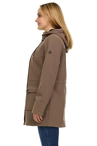 Swiss Tech Ladies  Hooded Softshell Anorak Jacket