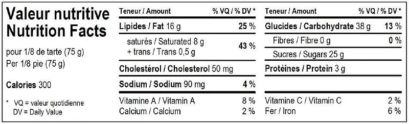 Boulangerie St-Donat Bakery St-Donat Bakery Old-Fashioned Sugar Pie, 600 g