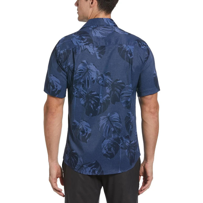 BH Chemise tissée boutonnée tropicale pour homme