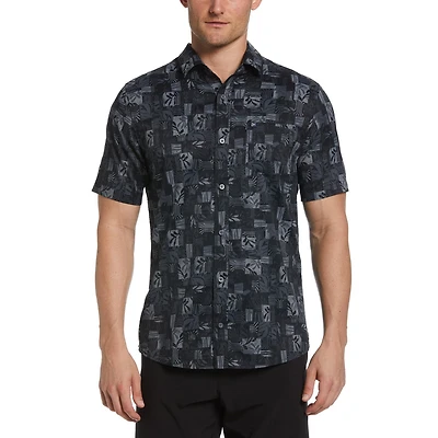 BH Chemise tissée boutonnée Batique pour homme