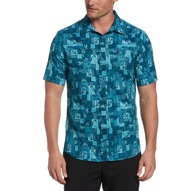 BH Chemise tissée boutonnée Batique pour homme