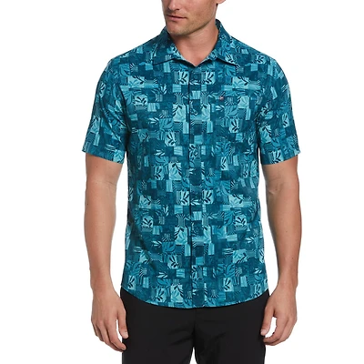 BH Chemise tissée boutonnée Batique pour homme