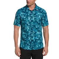 BH Chemise tissée boutonnée Batique pour homme