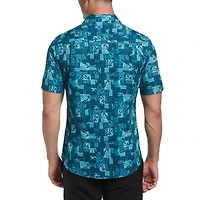 BH Chemise tissée boutonnée Batique pour homme