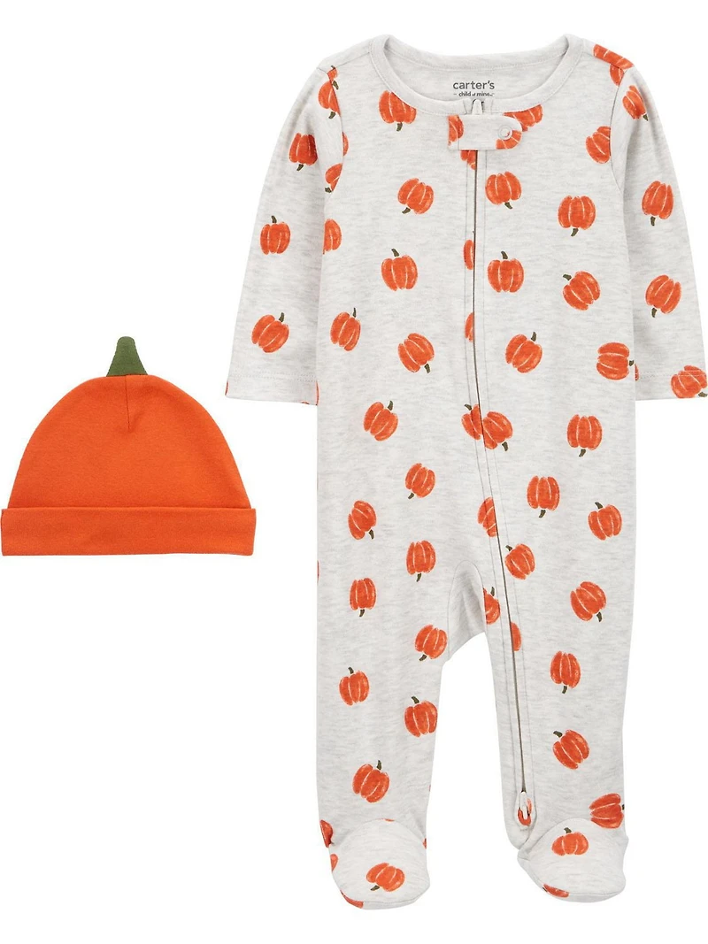 Carter's Child of Mine Baby Neutral Sleep n' Play - Pumpkin