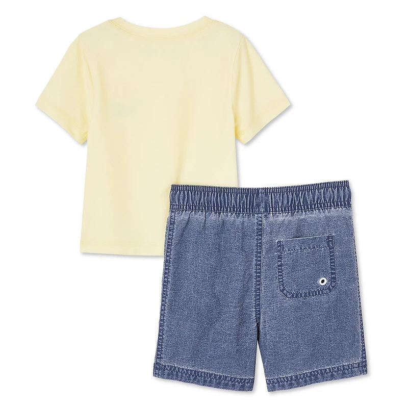 George Toddler Boys' Rash Guard 2-Piece Set