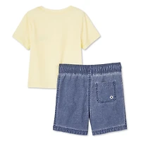 George Toddler Boys' Rash Guard 2-Piece Set