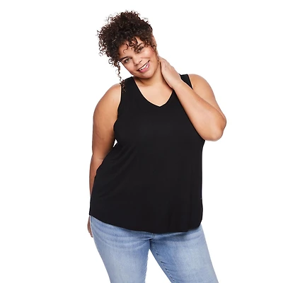George Women's Plus V-Neckline Swing Tank