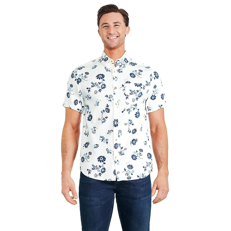 Chemise tissée George pour hommes
