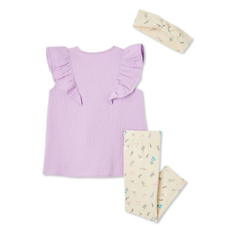 Ensemble 3 pièces avec tunique George pour petites filles