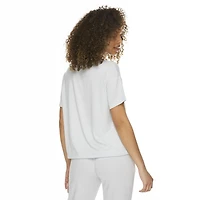 George Women's Tie-Front Pajama Top