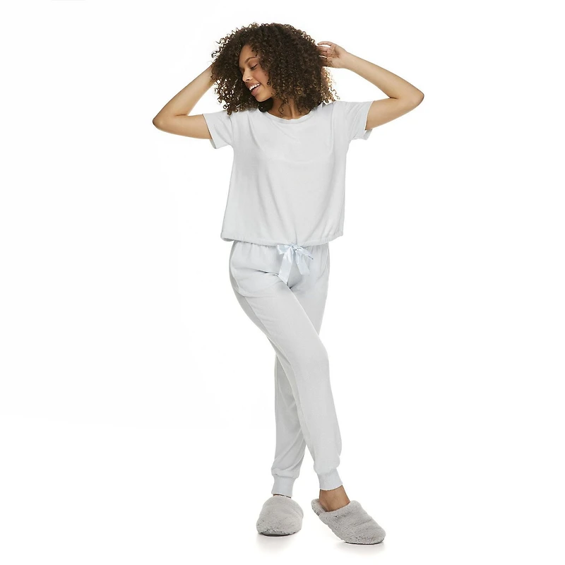 George Women's Tie-Front Pajama Top