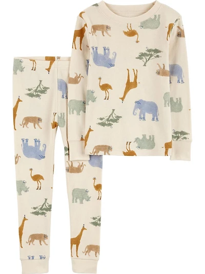 Carter's Child of Mine TN 2PC - Neutral Safari