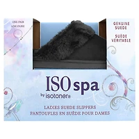 Pantoufles mules Lora en micro-suède pour femmes ISOspa par isotoner®