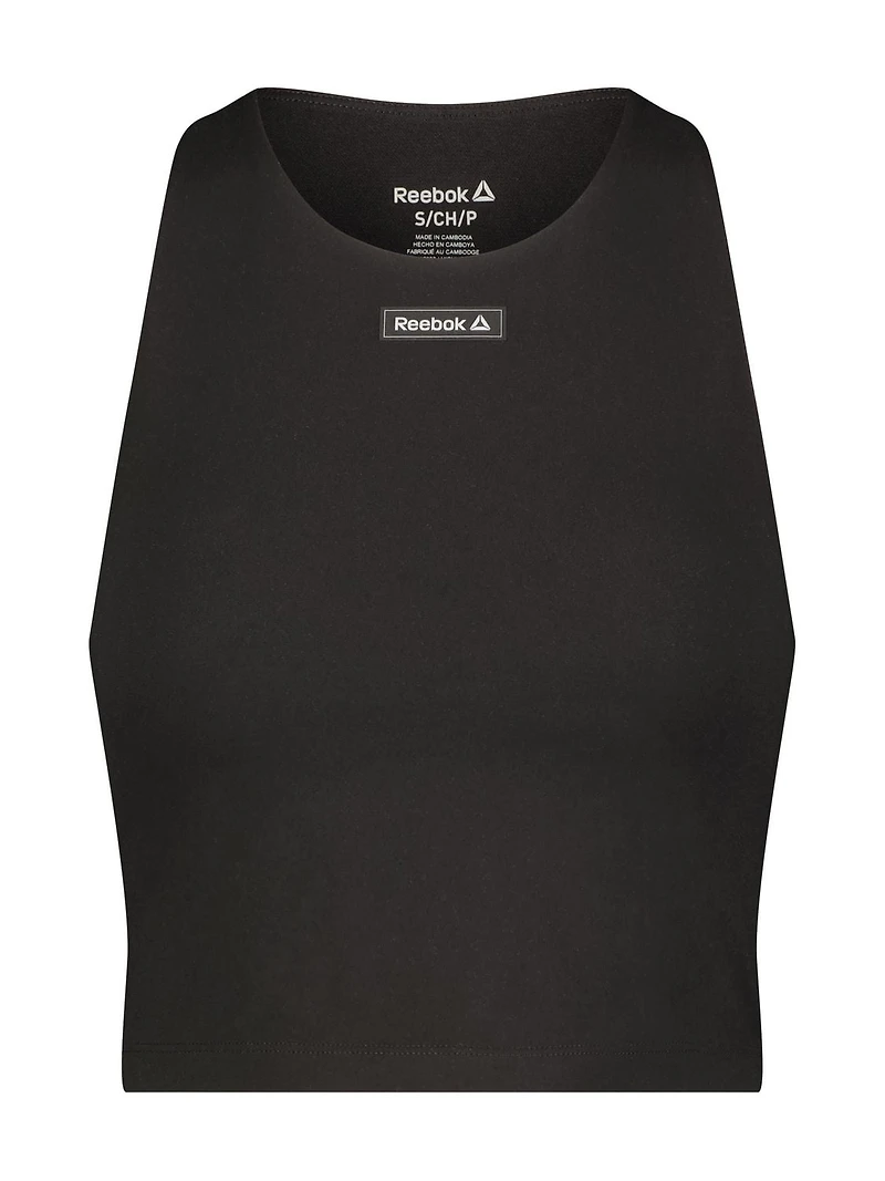 Soutien-gorge court à impact moyen Reebok « Sprinter » pour femmes avec bonnets amovibles