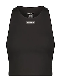 Soutien-gorge court à impact moyen Reebok « Sprinter » pour femmes avec bonnets amovibles