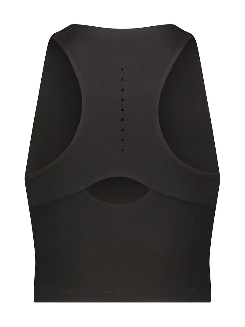 Reebok Women's ‘Sprinter’ Medium Impact Cropped Bra Tank With Removable Cups