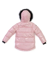 Justice Iridescent Long Puffer