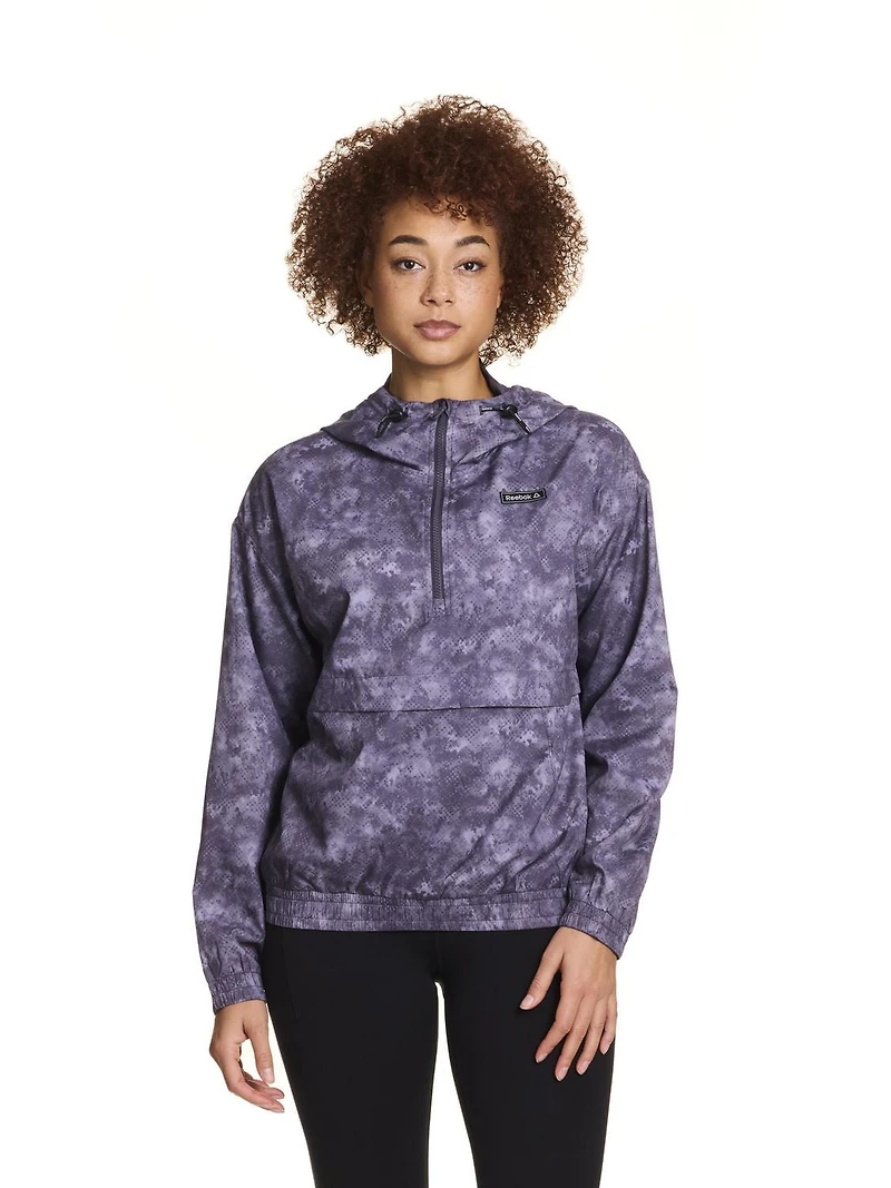 Veste Reebok Sprinter à demi-zip et poche pour femme