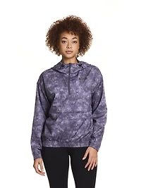 Veste Reebok Sprinter à demi-zip et poche pour femme