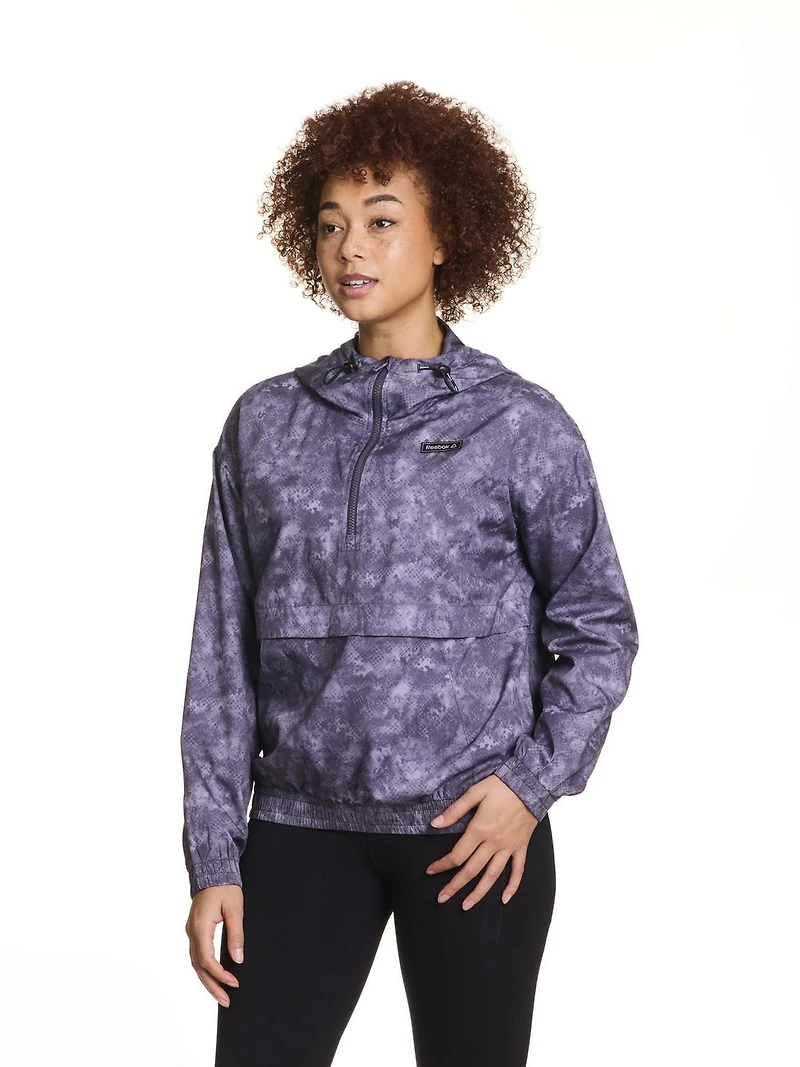 Veste Reebok Sprinter à demi-zip et poche pour femme