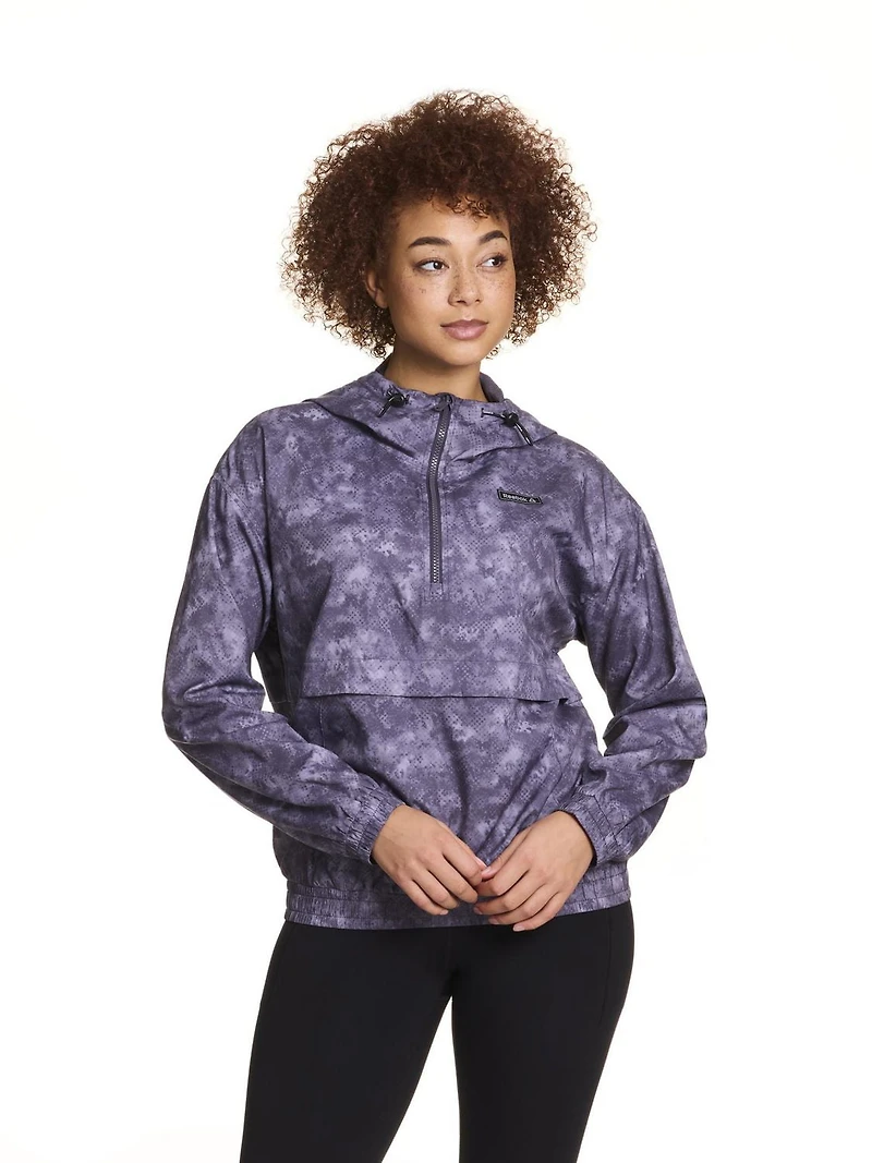 Veste Reebok Sprinter à demi-zip et poche pour femme