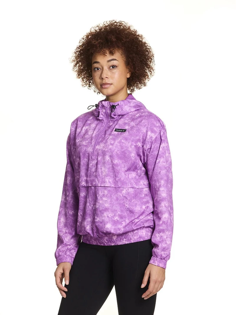 Veste Reebok Sprinter à demi-zip et poche pour femme