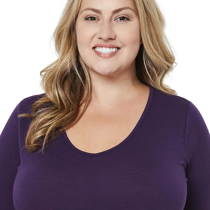 George Plus Women's V-Neckline Tiered Top