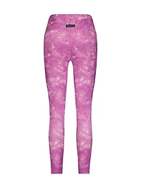 Legging imprimé taille haute « Sprinter » Reebok pour femme, entrejambe de 63 cm, coupe 7/8, avec poches