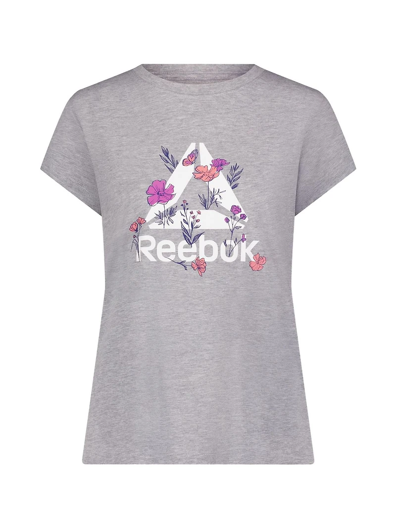 Reebok Women’s ‘Meadow Stack’ Short Sleeve Graphic Tee
